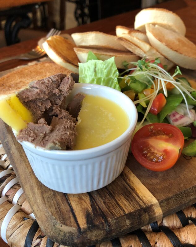 Delicious freshly prepared food